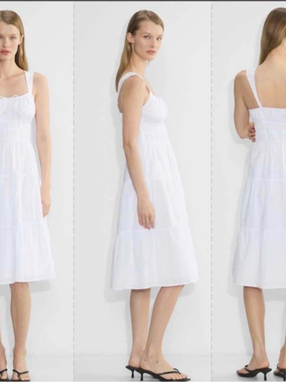 Aritzia Sunday Best Martine Poplin Midi Dress